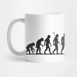 Tshirt Evolution Camper Gift Mug